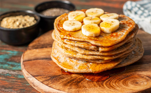 Pancakes mit Bananen Aroma