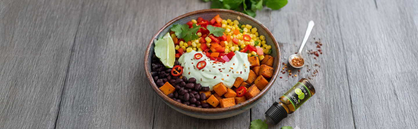 Spicy Salatbowl perfekt für Mealprep